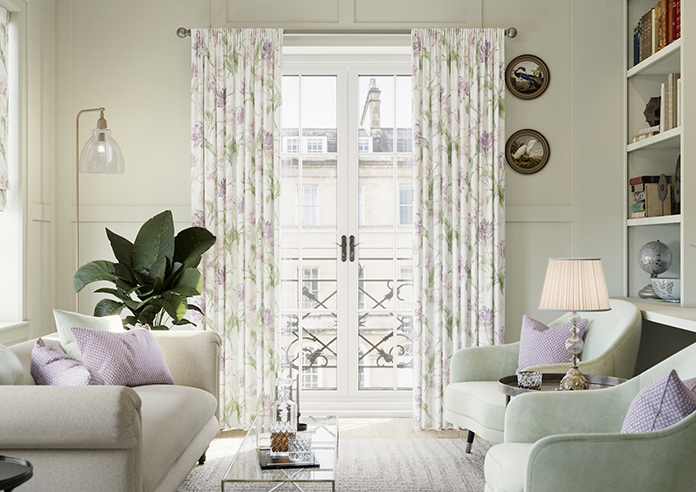 Laura Ashley Gosford, Grape - Made to Measure Curtains - Image 3